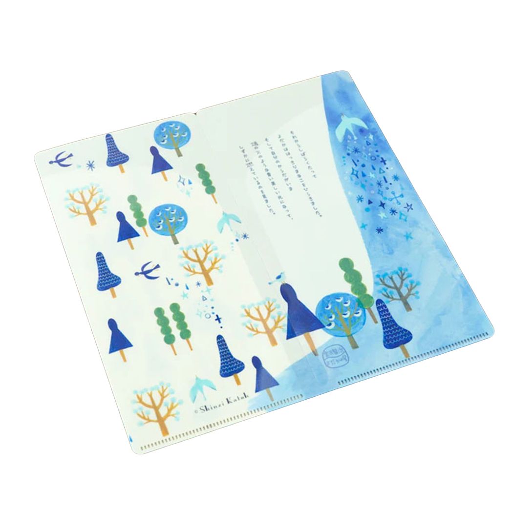 ミニクリアファイル チケットホルダー 宮沢賢治 よだかの星 木野瀬印刷