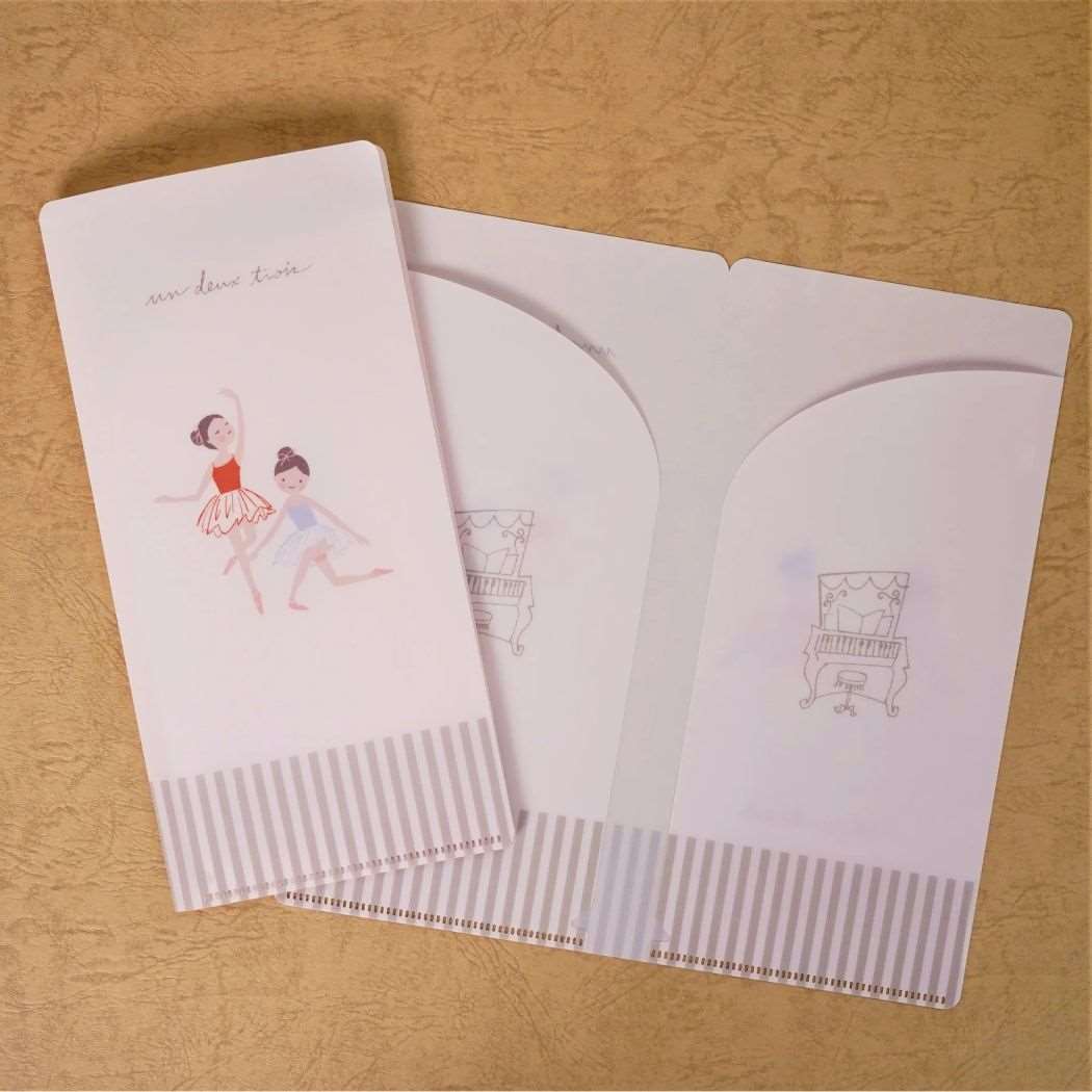 ミニクリアファイル チケットホルダー プリエ バレエ 木野瀬印刷