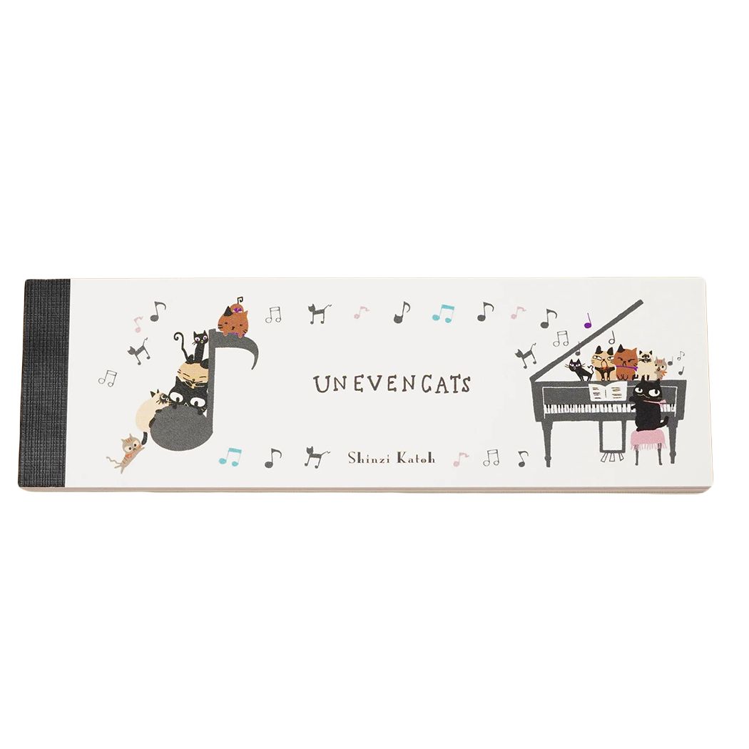 メモ帳 一筆メモ UNEVEN CATS music 木野瀬印刷