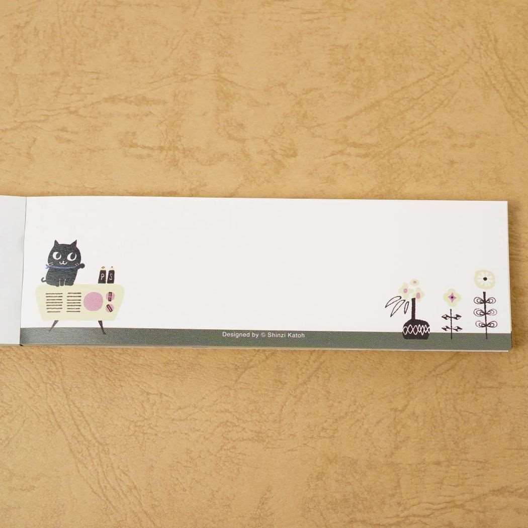 メモ帳 一筆メモ UNEVEN CATS room 木野瀬印刷