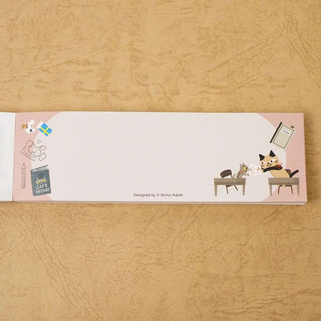 メモ帳 一筆メモ UNEVEN CATS school
