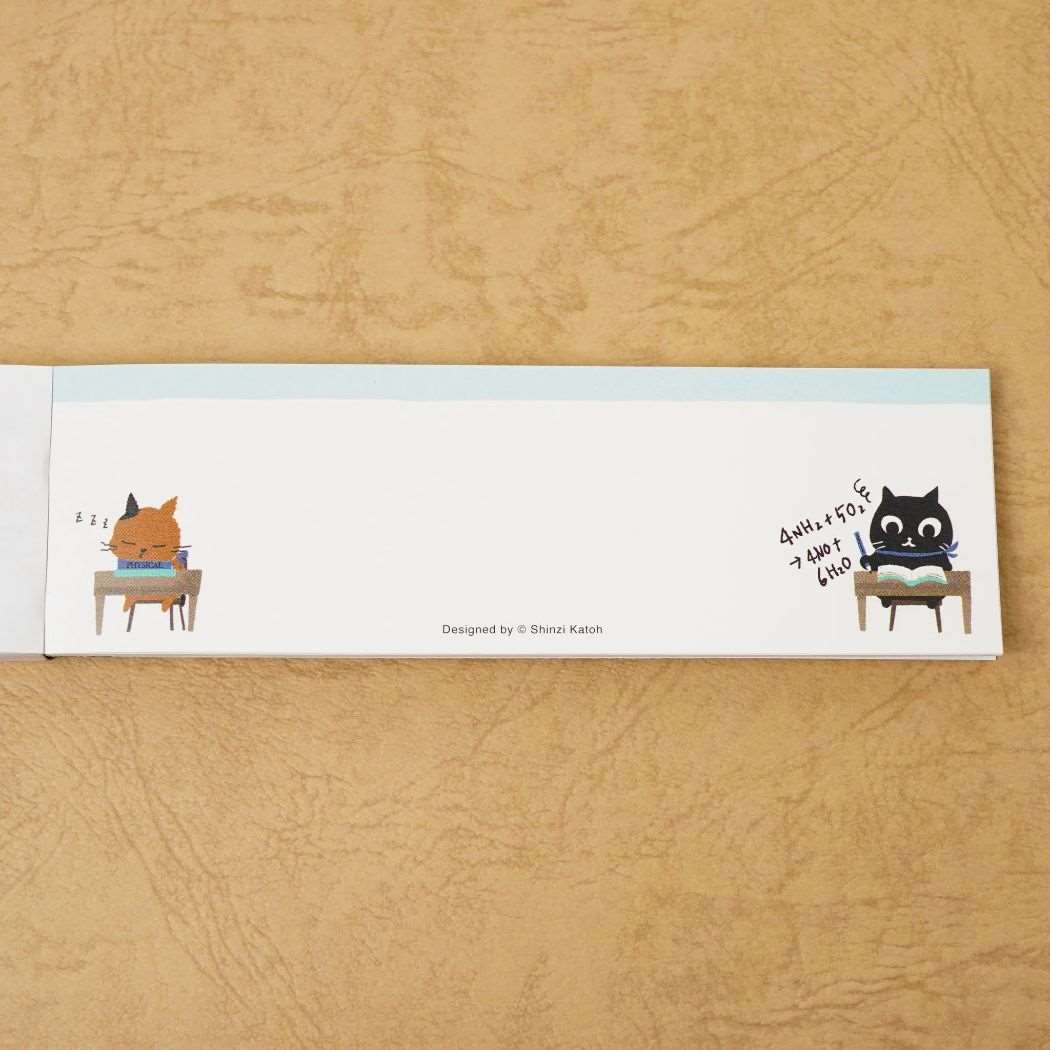 メモ帳 一筆メモ UNEVEN CATS school
