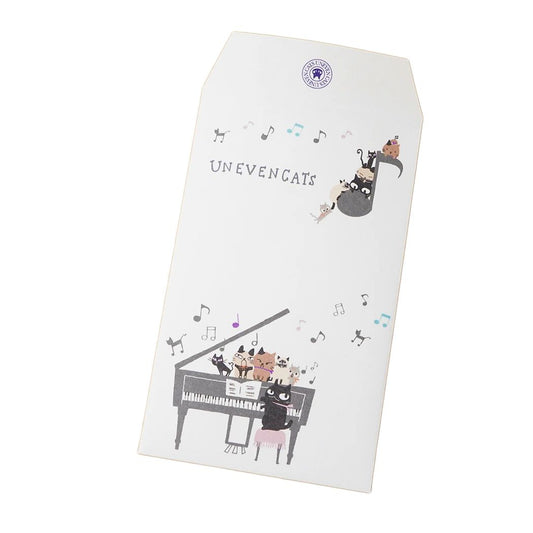 ポチ袋 ポチ袋小 3枚入 UNEVEN CATS music