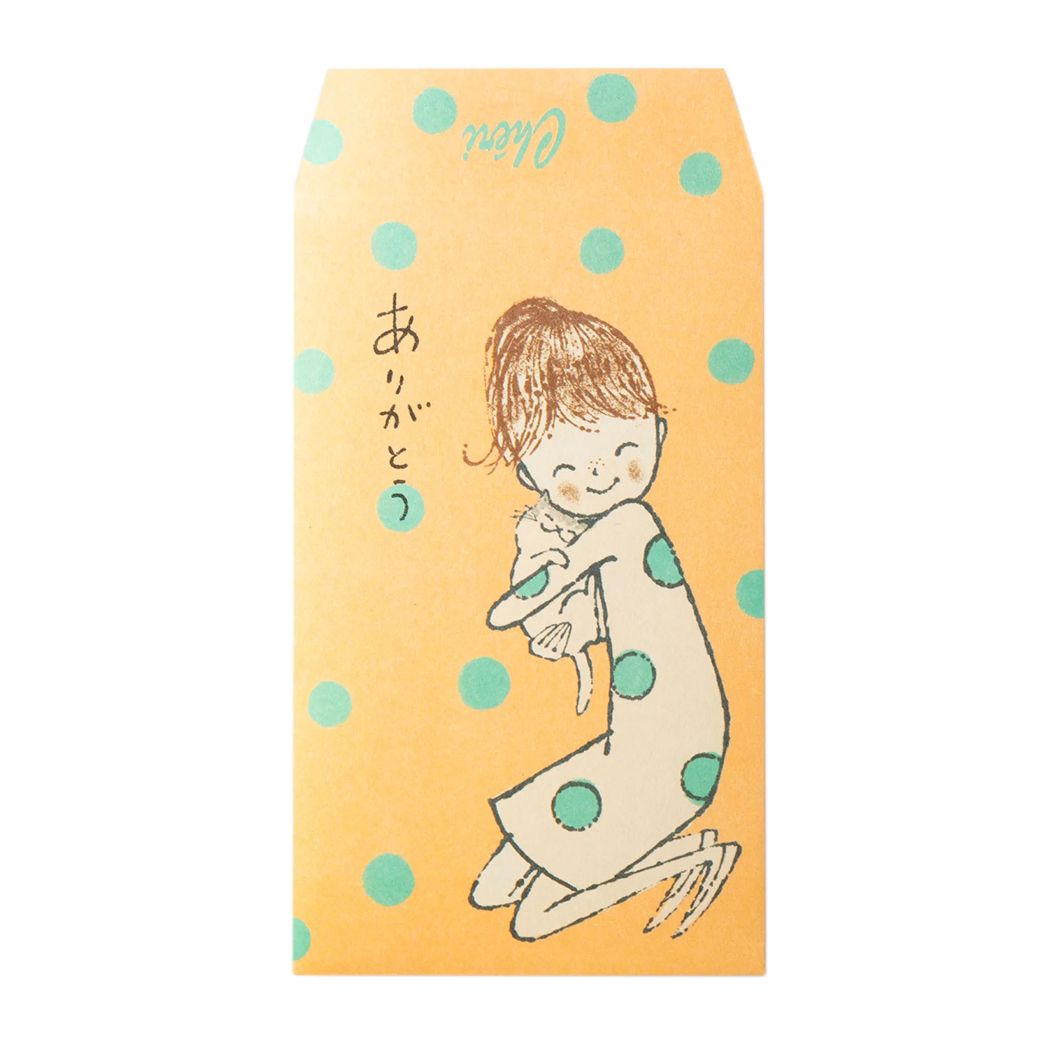 ポチ袋 ポチ袋小 3枚入 Cheri ありがとう 木野瀬印刷