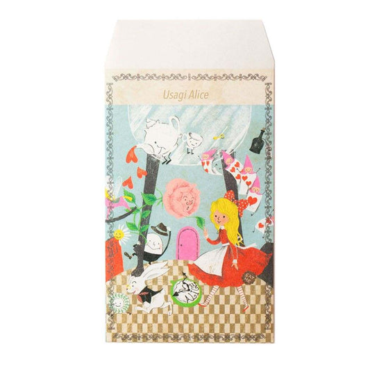 ポチ袋 ポチ袋小 3枚入 アリス-02 木野瀬印刷