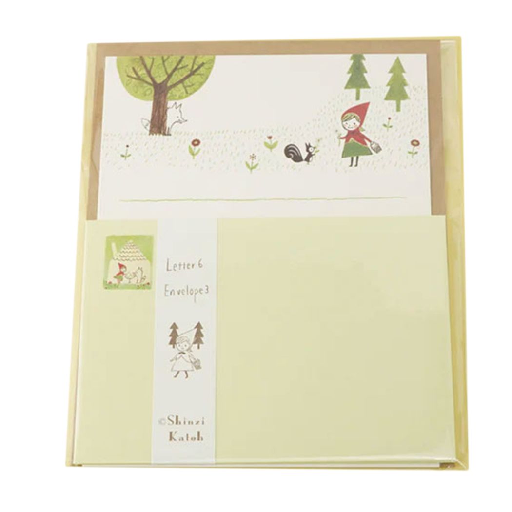 手紙セット レターセット little red riding hood 木野瀬印刷