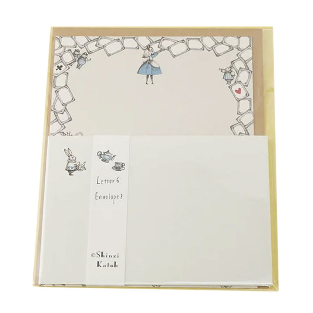 手紙セット レターセット fantasy alice 木野瀬印刷