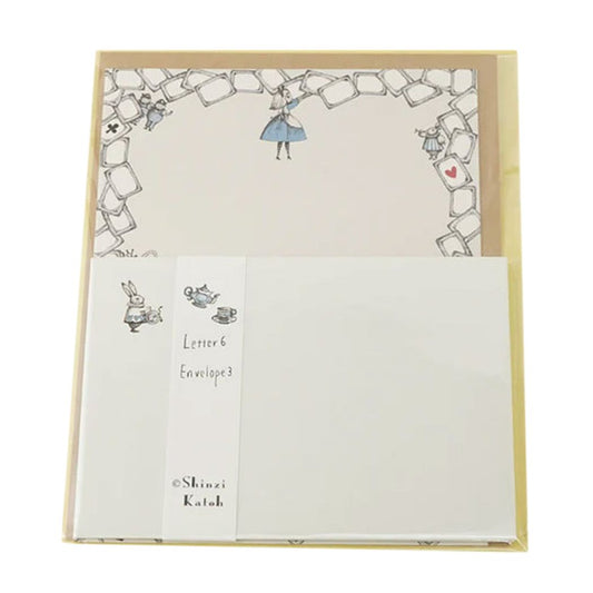 手紙セット レターセット fantasy alice 木野瀬印刷