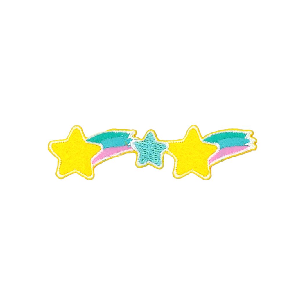 ワッペン 連続ワッペン 流れ星 新入学 お気に入りシリーズ 清原
