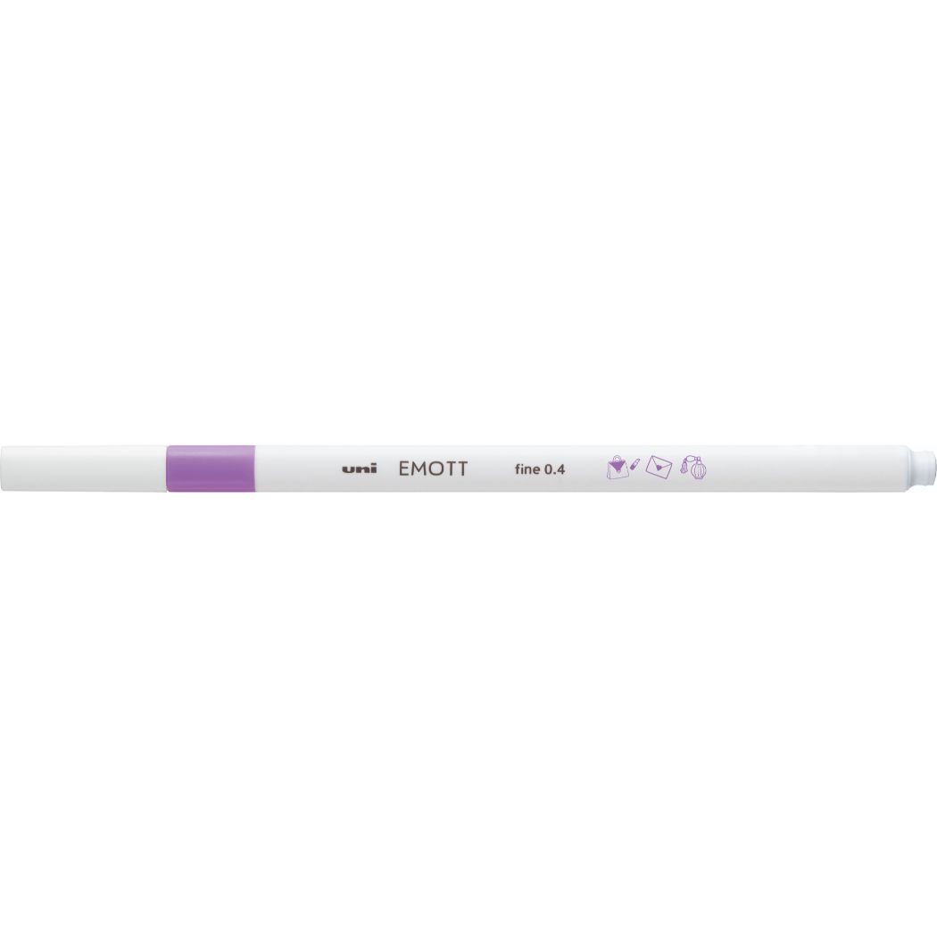エモット3C 0.4mm Ena Kakuta 水性サインペン EMOTT 三菱鉛筆 ラベンダー