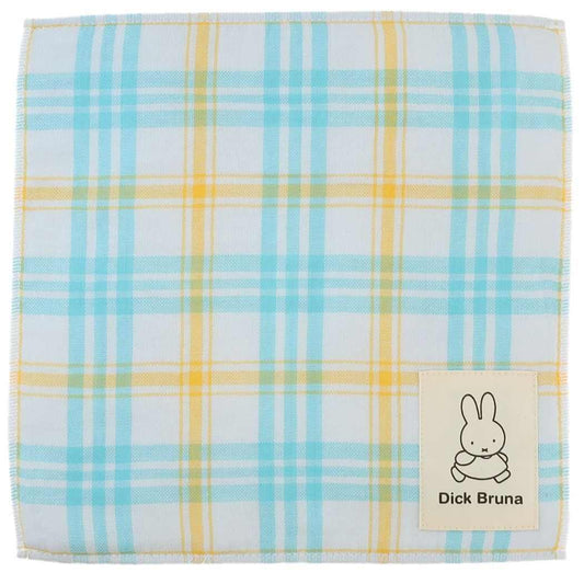 ミッフィー チェックハンカチ ガーゼハンカチ ディックブルーナ ミニタオル 絵本キャラクター GR miffy柄