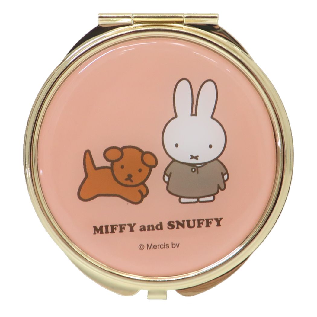 ミッフィー ディックブルーナ 絵本キャラクター 手鏡 ミラー PK MIFFY and SNUFFY