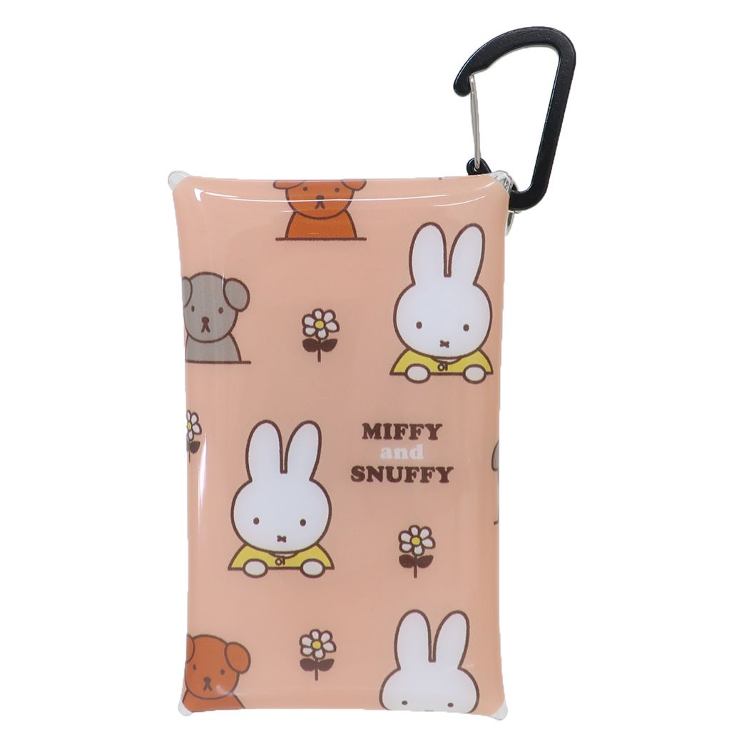 ミッフィー クリアマルチケースS ミニポーチ MIFFY and SNUFFY ディックブルーナ 絵本キャラクター