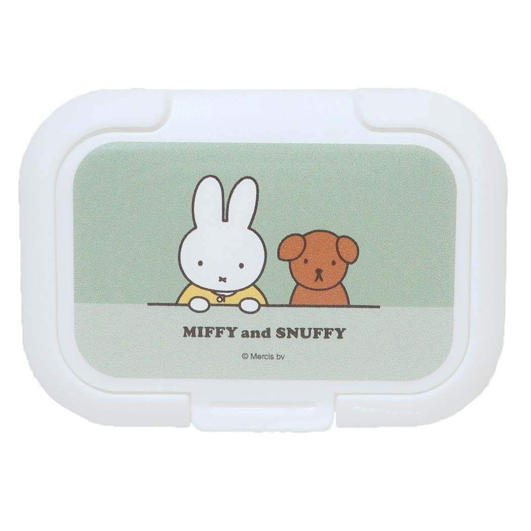 ミッフィー 貼ってはがせるウェットシートのフタ ビタットS GR MIFFY and SNUFFY ディックブルーナ マリモクラフト