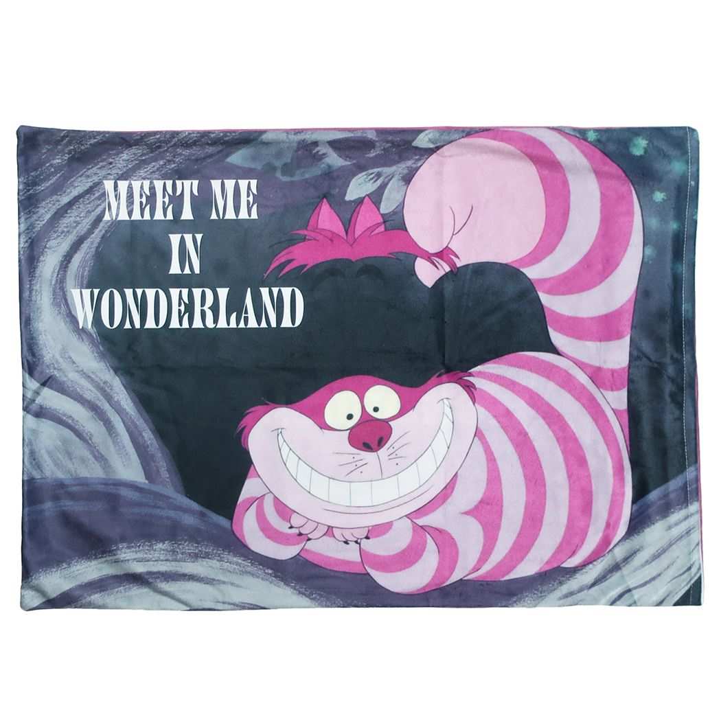 ふしぎの国のアリス 枕カバー ピローケース パープル チシャ猫 ディズニー キャラクター グッズ プレゼント 男の子 女の子 ギフト