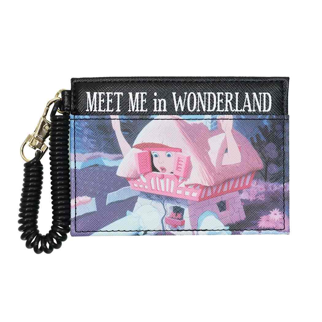 ふしぎの国のアリス 定期入れ コイル付き シングル パスケース ハウス ディズニー マリモクラフト ICカードケース 小学生 中学生 高校生 女の子