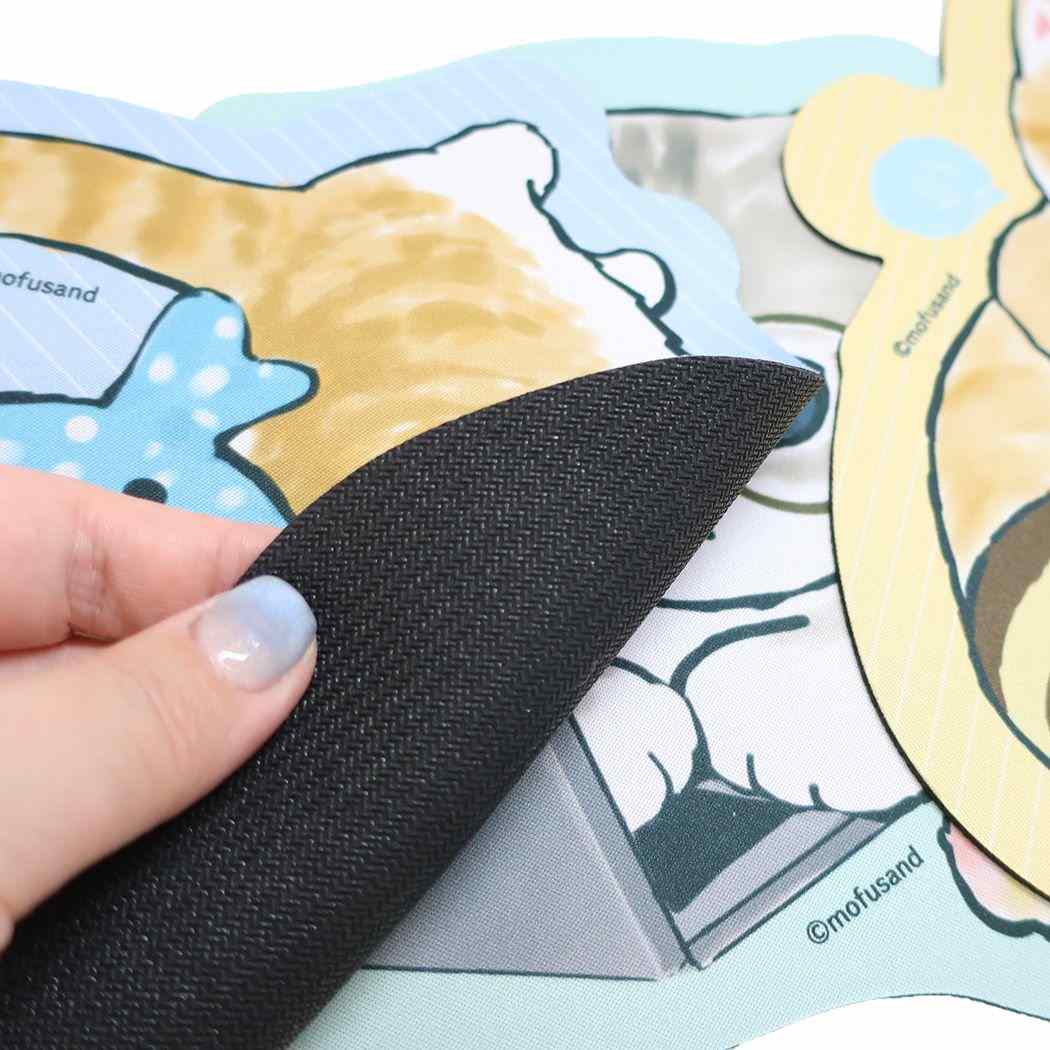 モフサンド ダイカットマウスパッド PCアクセ はち mofusand キャラクター プレゼント 男の子 女の子 ギフト