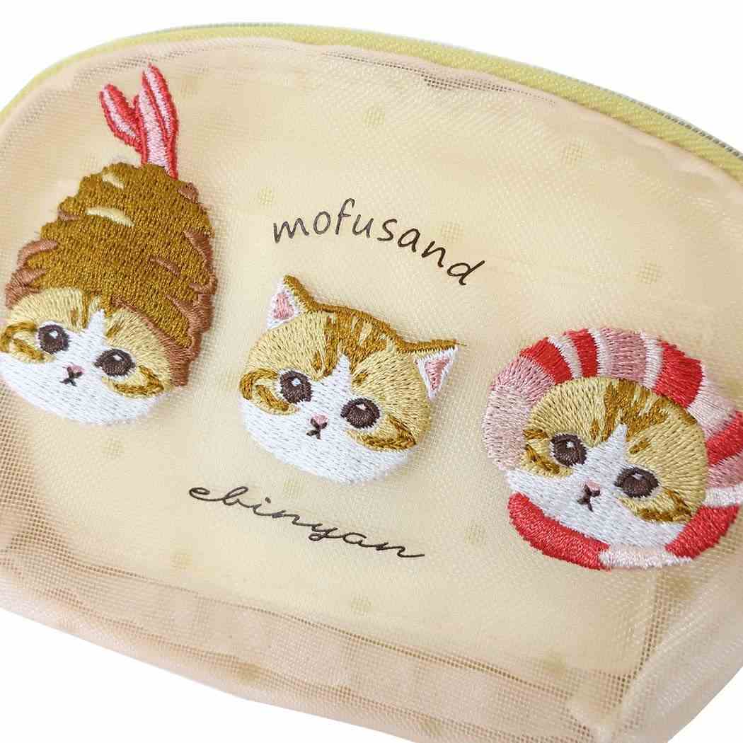 モフサンド グッズ ミニポーチ mofusand キャラクター ティッシュポーチ