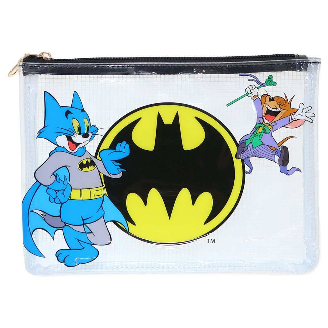 トムとジェリー キャラクター コスメポーチ フラットポーチ BATMAN