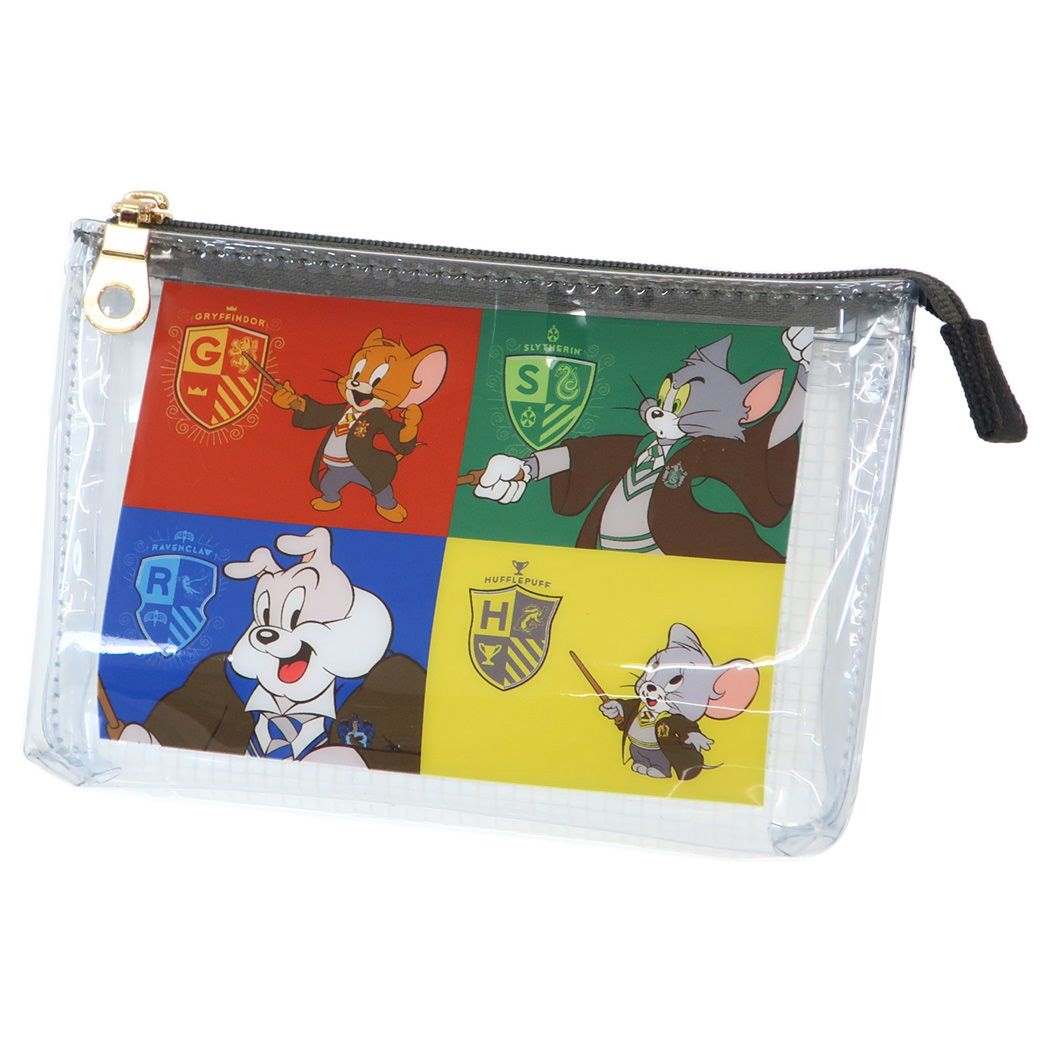 トムとジェリー キャラクター コスメポーチ ミニ3ポケットポーチ Hogwarts House Robes ワーナーブラザース