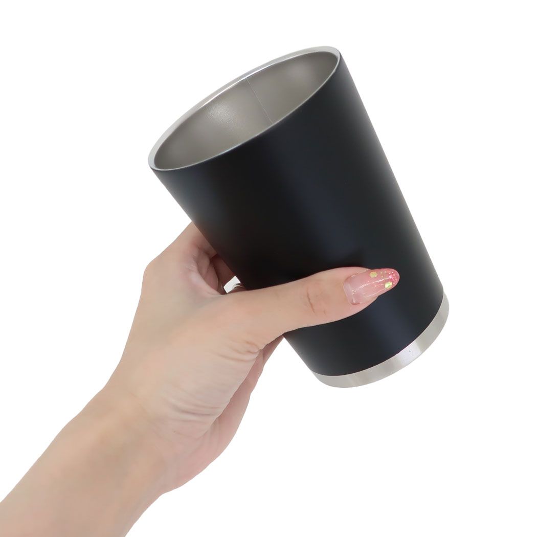 ハリーポッター 映画キャラクター 保温保冷コップ ステンレスタンブラーL BK スリザリン ワーナーブラザース