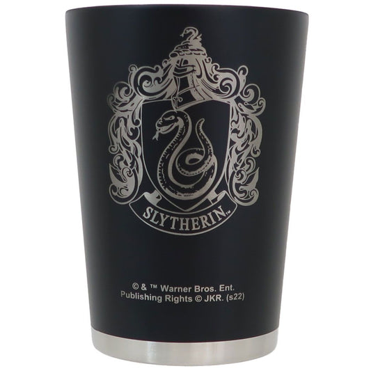 ハリーポッター 映画キャラクター 保温保冷コップ ステンレスタンブラーL BK スリザリン ワーナーブラザース