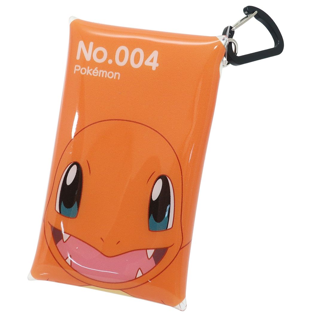 ポケモン ミニポーチ クリア マルチケース S ヒトカゲ ポケットモンスター マリモクラフト 小物入れ コインケース 小学生 中学生 男の子 女の子ク