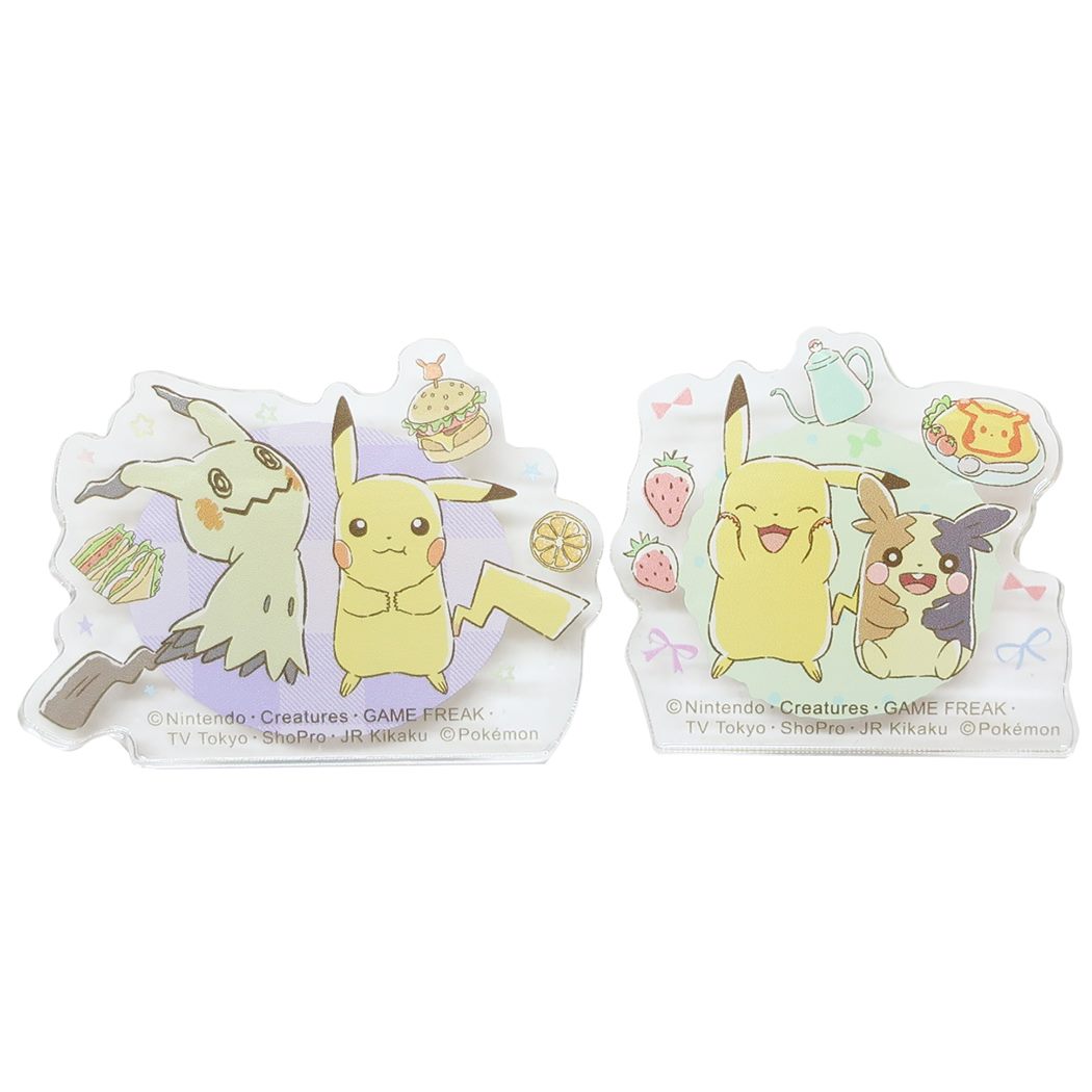 ポケットモンスター アクリルダイカットクリップ クリップ パープル＆グリーン ポケモン プレゼント 男の子 女の子 ギフト