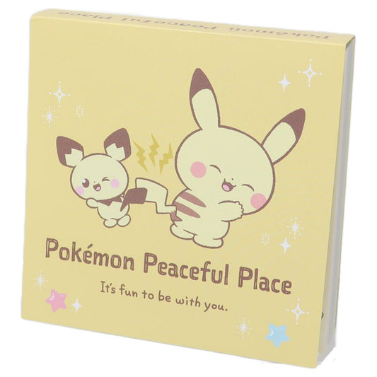 ポケットモンスター ポケモン キャラクター メモ帳 スクエアメモ B ポケピース