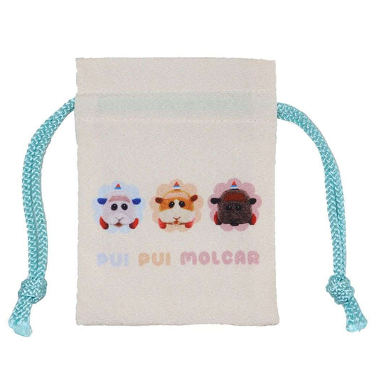 PUIPUIモルカー キャラクター ミニ巾着袋 豆きんちゃくポーチ A