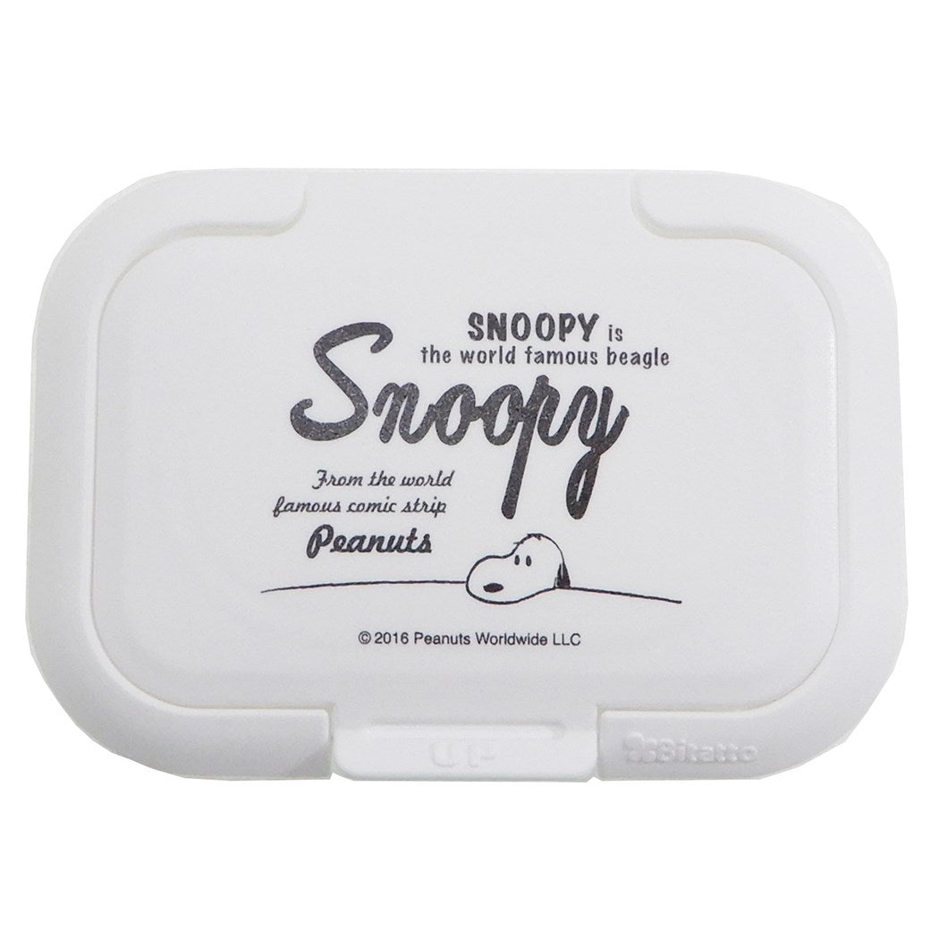 ウェットシートのフタ スヌーピー Bitatto ビタットミニ デスクフェイス ピーナッツ マリモクラフト 便利雑貨 プレゼント 男の