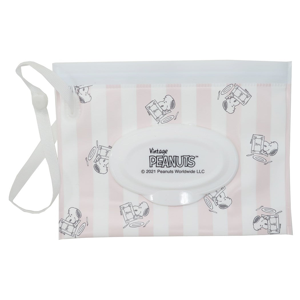 機能性 ポーチ スヌーピー ウェット ティッシュポーチ ピーナッツ 通販 ピンク グッズ プレゼント 男の子 女の子 ギフト