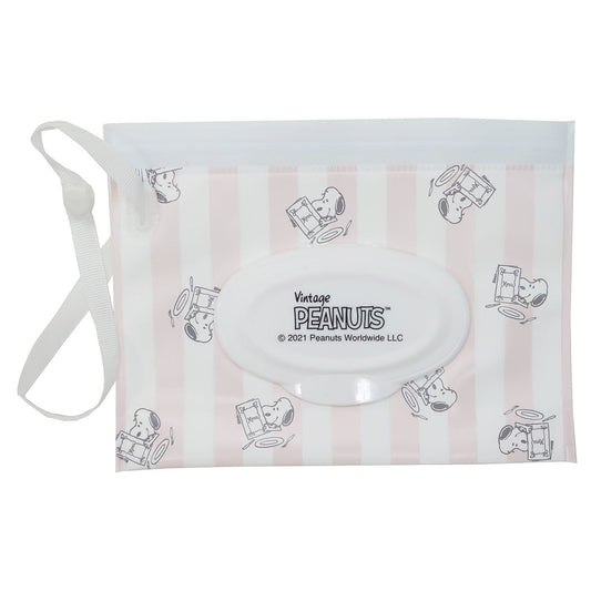 機能性 ポーチ スヌーピー ウェット ティッシュポーチ ピーナッツ 通販 ピンク グッズ プレゼント 男の子 女の子 ギフト