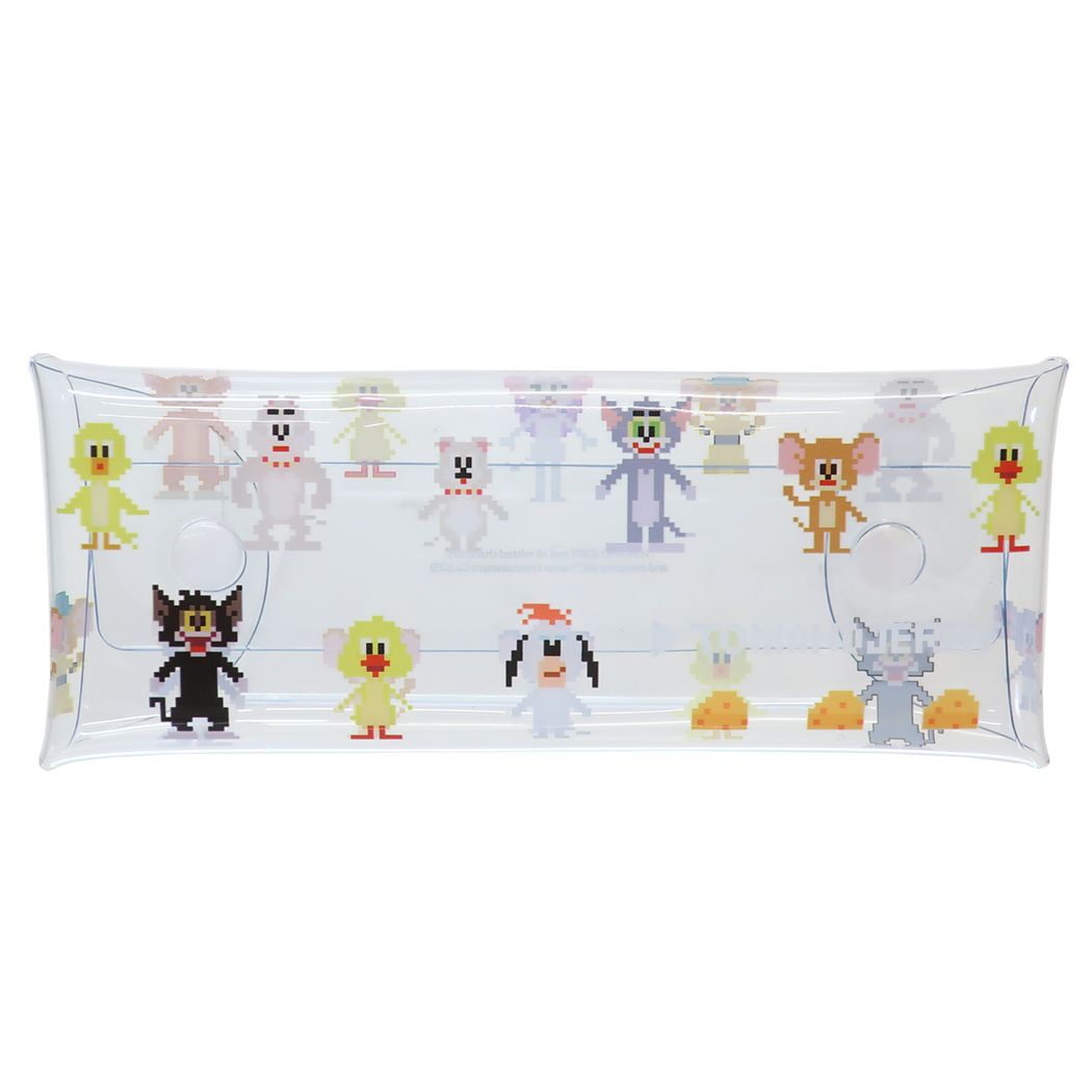 トムとジェリー クリアマルチケーススリム ペンポーチ CLピクセルドット ワーナーブラザース キャラクター