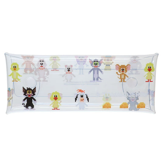 トムとジェリー クリアマルチケーススリム ペンポーチ CLピクセルドット ワーナーブラザース キャラクター