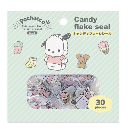 ポチャッコ グッズ フレークシール キャラクター キャンディダイカットシール タイル風 プレゼント 男の子 女の子 ギフト