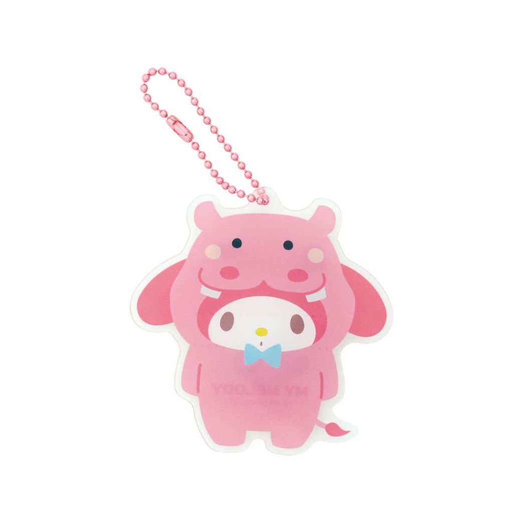 マイメロディ グッズ キーチェーン キャラクター アクリルネームホルダー おかぶりアニマル
