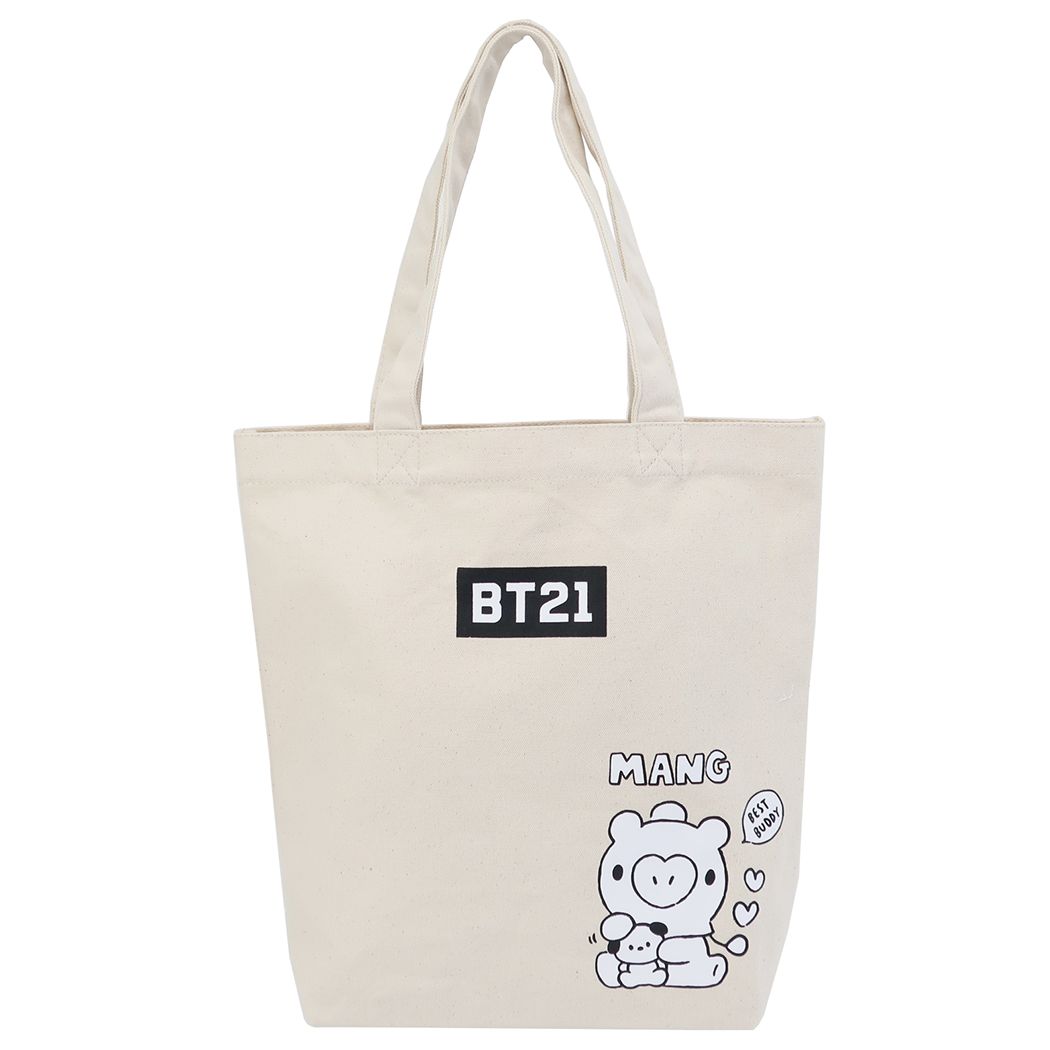 BT21 商品 トートバッグ LINE FRIENDS キャラクター キャンバストート MANG プレゼント 男の子 女の子 ギフト