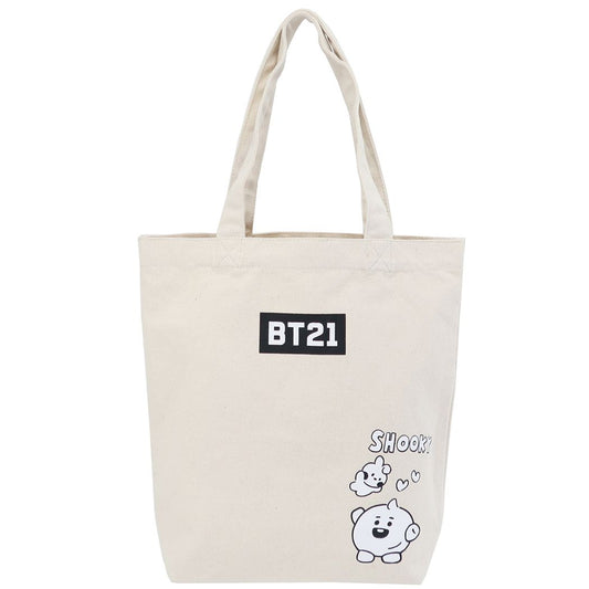 BT21 LINE FRIENDS キャラクター トートバッグ キャンバストート SHOOKY 森本本店 プレゼント 男の子 女の子