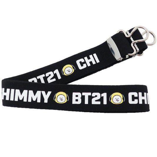 BT21 バックル付き ゴムバンド スクールベルト CHIMMY LINE FRIENDS 森本本店 学校ベルト プレゼント 男の子