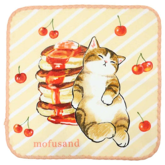 モフサンド ミニタオル インクジェットプリントハンカチタオル ほっと mofusand 丸眞