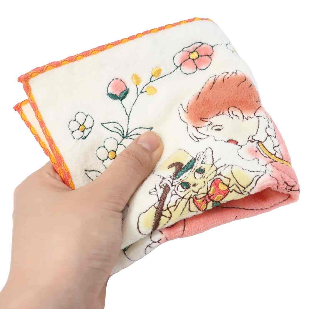 耳をすませば シャーリング ハンカチタオル スタジオジブリ ミニタオル キャラクター 鉱脈をさがす旅 プレゼント 男の子 女の子 ギフ