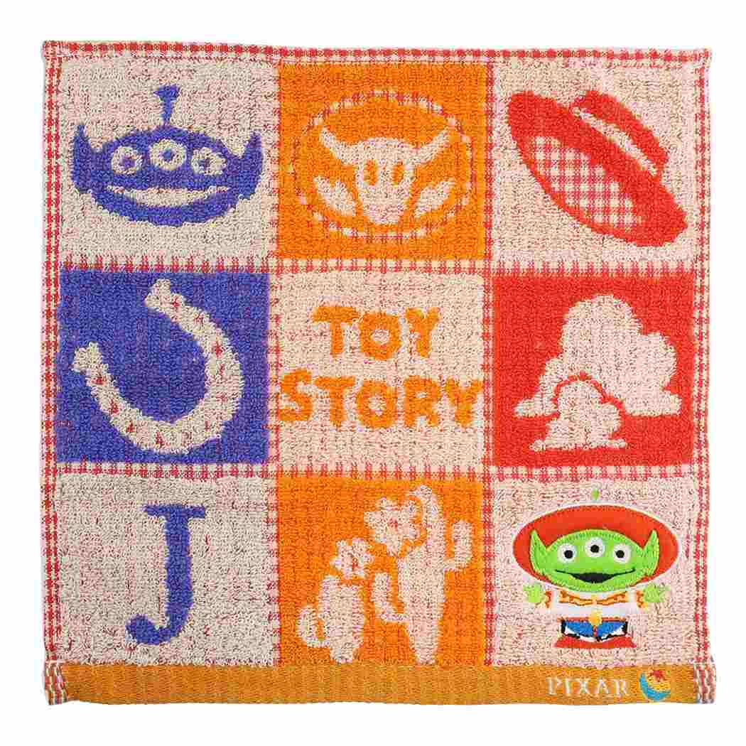 ミニタオル トイストーリー ジャガード ハンカチタオル ディズニー エイリアンリミックス ジェシー プレゼント キャラクター 男の子