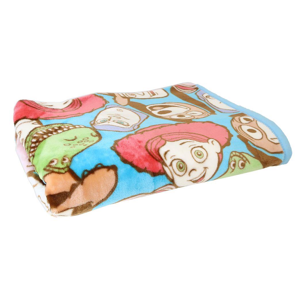 トイストーリー キャラクター ハーフ毛布 ビッグ マイヤー ブランケット フェイシーズフレンズ