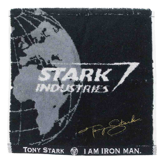 マーベル ジャガードタオル ハンドタオル スターク・インダストリーズ MARVEL キャラクター