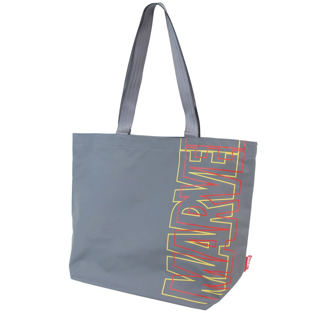 マーベル キャラクター トートバッグ 横長トート ネオンマーベル プレゼント 男の子 女の子 ギフト