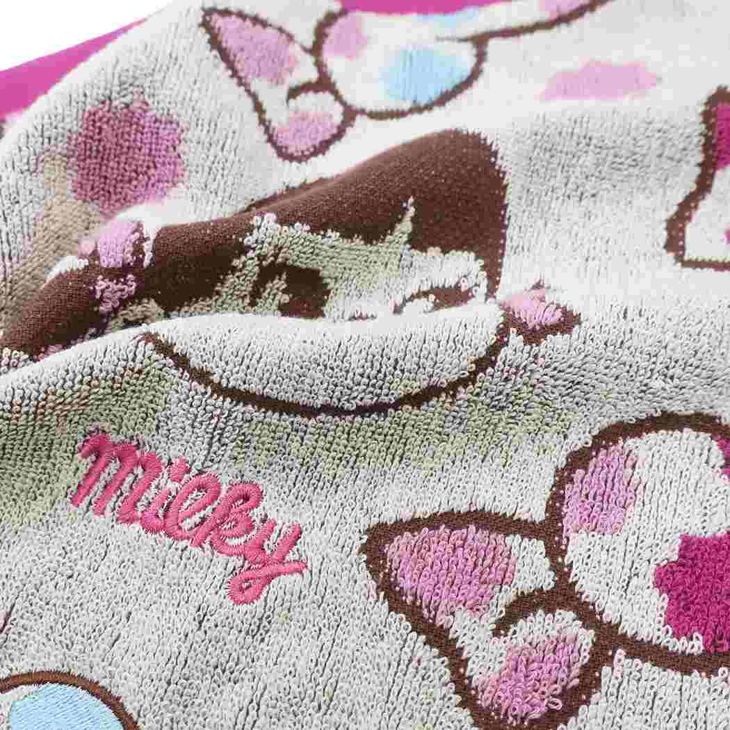 抗菌防臭 ジャガード キャリータオル 不二家のペコちゃん ハンドタオル 通販 キャンディいっぱい グッズ プレゼント 男の子 女の子