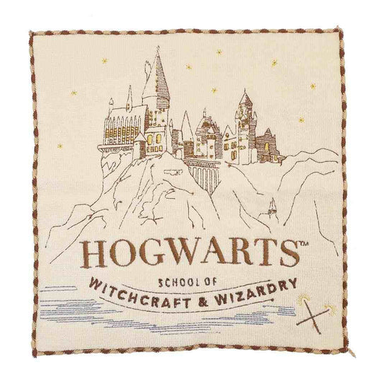 ハリーポッター 映画キャラクター ミニタオル 全面刺繍 抗菌防臭 ハンカチタオル ホグワーツ城 丸眞 プレゼント 男の子 女の子 ギフ