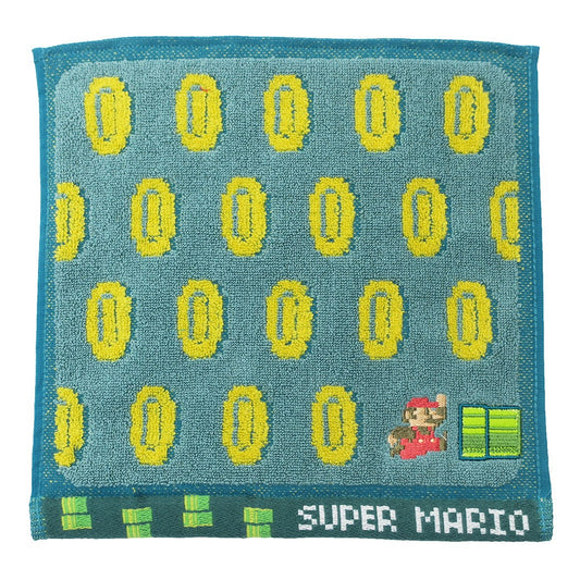 ハンカチタオル スーパーマリオ ミニタオル nintendo 地下ステージ 丸眞 ギフト雑貨 グッズ プレゼント 男の子 女の子