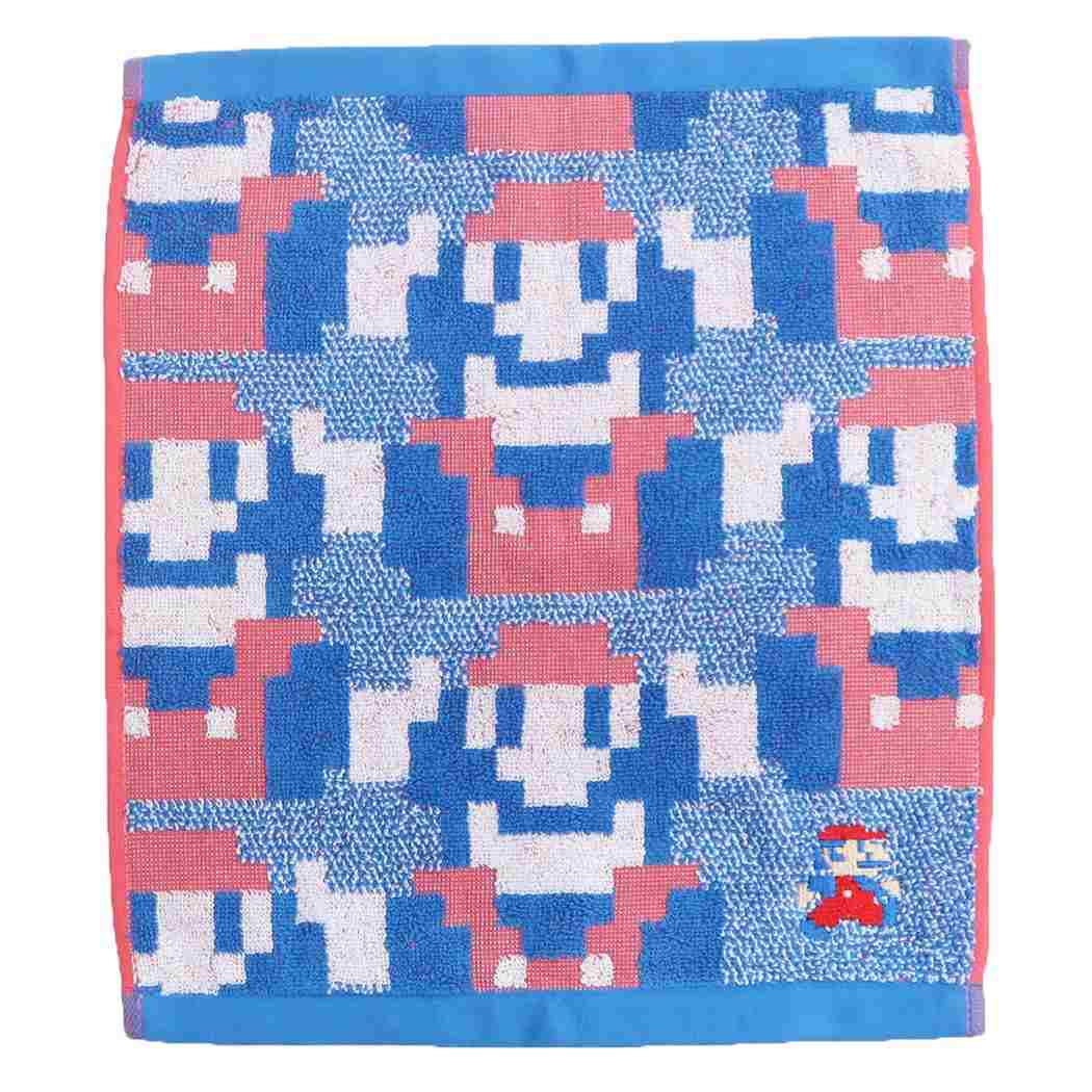 スーパーマリオ ジャガード ウォッシュタオル ハンドタオル キャラクター エンドパターン 丸眞 プレゼント 男の子 女の子 ギフト
